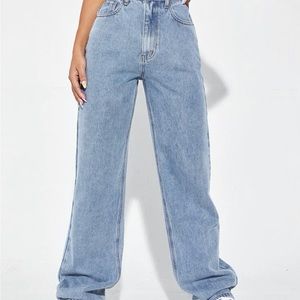 High Waist Wide Leg Jeans